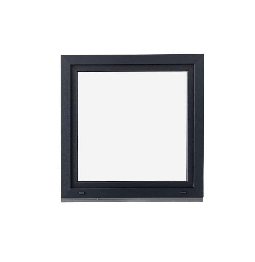 Châssis H 1240 X L 1400 Ext 7016 mat et Int blanc, 75 à 150 cm, 75 à 150 cm, Enlèvement, Vitre comprise