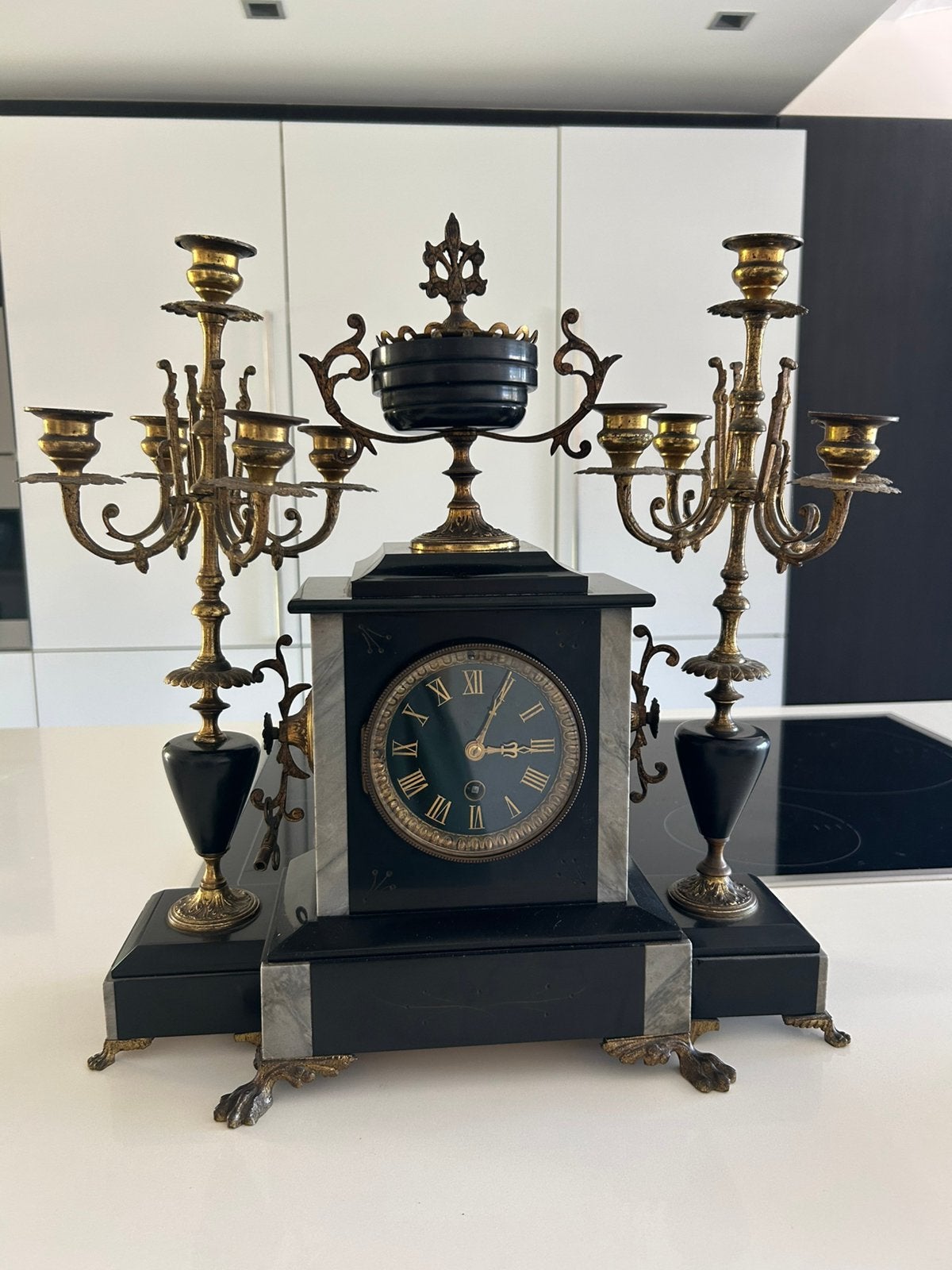 Franse pendule eind 19e eeuw, Antiek en Kunst, Ophalen