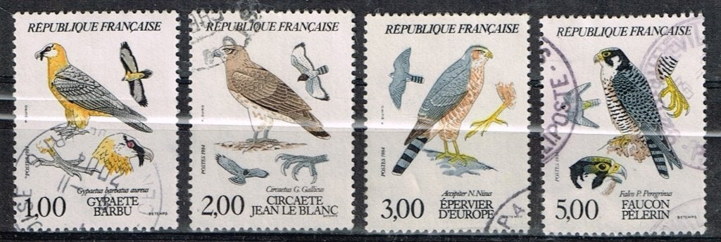 Postzegels uit Frankrijk - K 5925 - roofvogels, Verzenden, Gestempeld