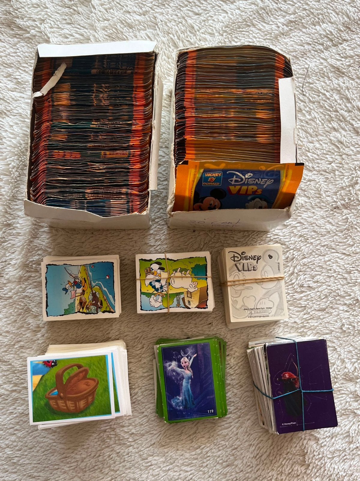 Disney vips stickers en van Walibi, Verzamelen, Ophalen of Verzenden