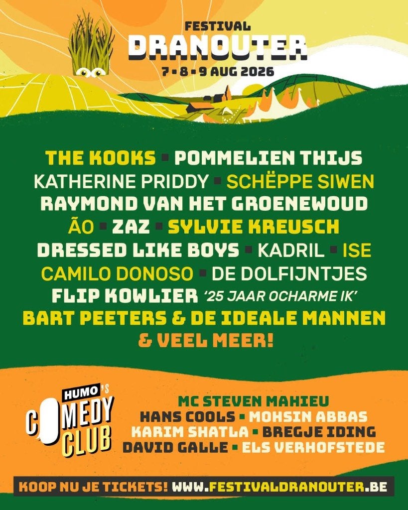 Festival Dranouter | dag tickets, Tickets & Billets, Trois personnes ou plus, Plusieurs jours