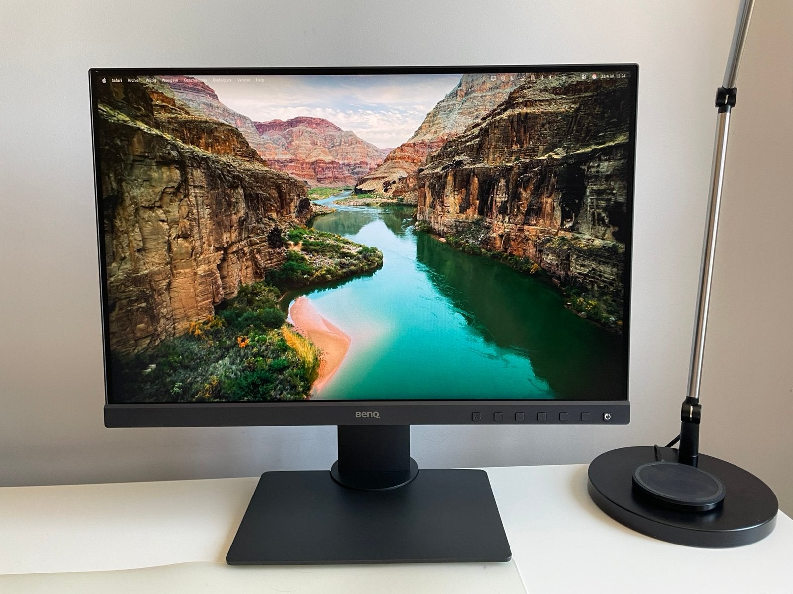 Computerscherm benQ, Computers en Software, Monitoren, Ophalen, Zo goed als nieuw, Kantelbaar