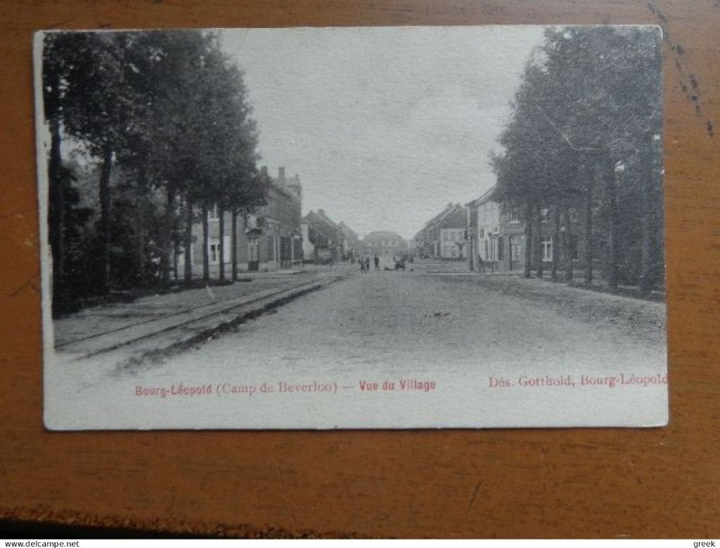 Postkaart Leopoldsburg, Kamp v Beverloo, Vue du village, Verzenden, Gelopen, Limburg