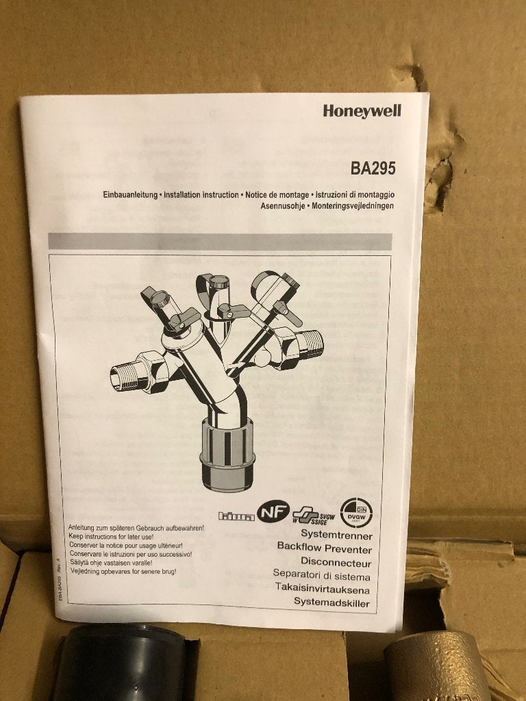 Honeywell ba 295s terugstroombeveiliging, Ophalen, Nieuw