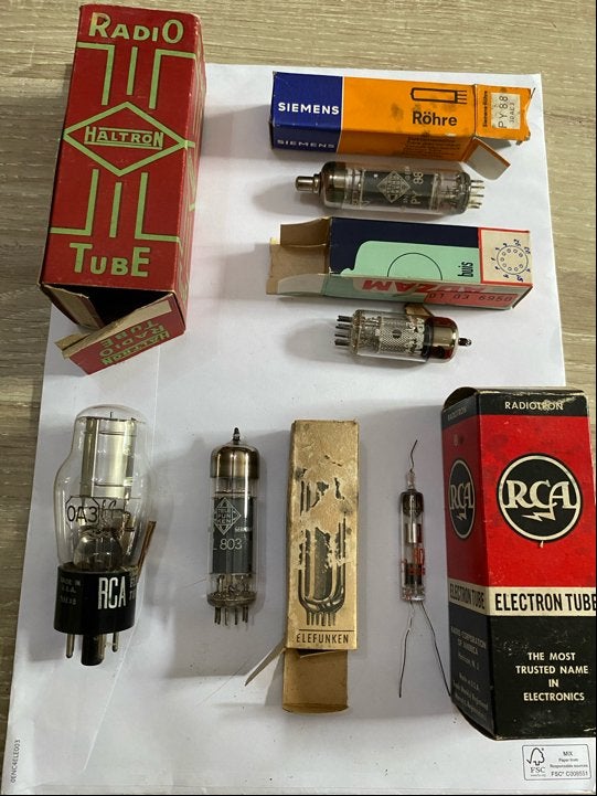 lot Tubes divers -radioamateur - lot 3, Télécoms, Émetteurs & Récepteurs, Utilisé, Enlèvement ou Envoi