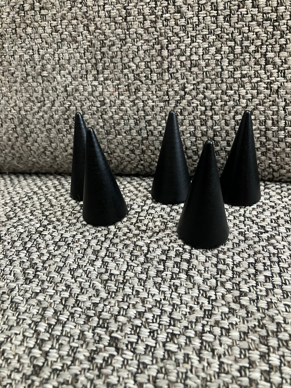 Set de 5 cornets de présentation en bois pour bagues, Enlèvement ou Envoi, Neuf