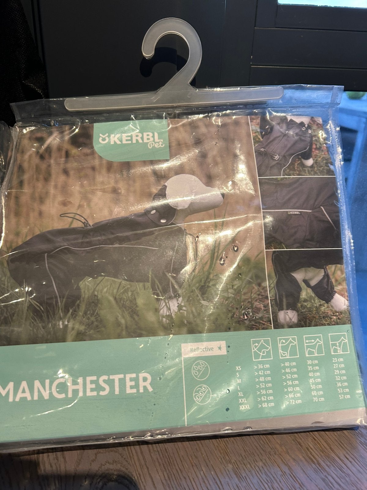 Kerbl regenpak Manchester XL voor honden, Dieren en Toebehoren, Ophalen, Hondenregenjas, Zo goed als nieuw, XL