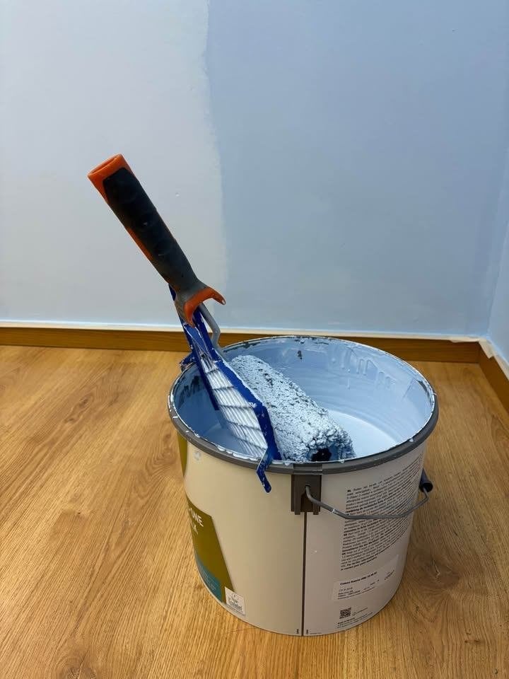 Blauwe verf Boss via Colora, Doe-het-zelf en Bouw, Verf, Beits en Lak, Nieuw, Verf, 5 tot 10 liter, Blauw, Ophalen