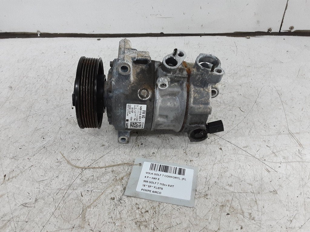 COMPRESSEUR CLIMATISATION Golf VII (AUA) (5Q0816803F), Volkswagen, Mevr. I. Hauben, Utilisé, Rue de l'Espoir 34 34
4030  GRIVEGNÉE, BE