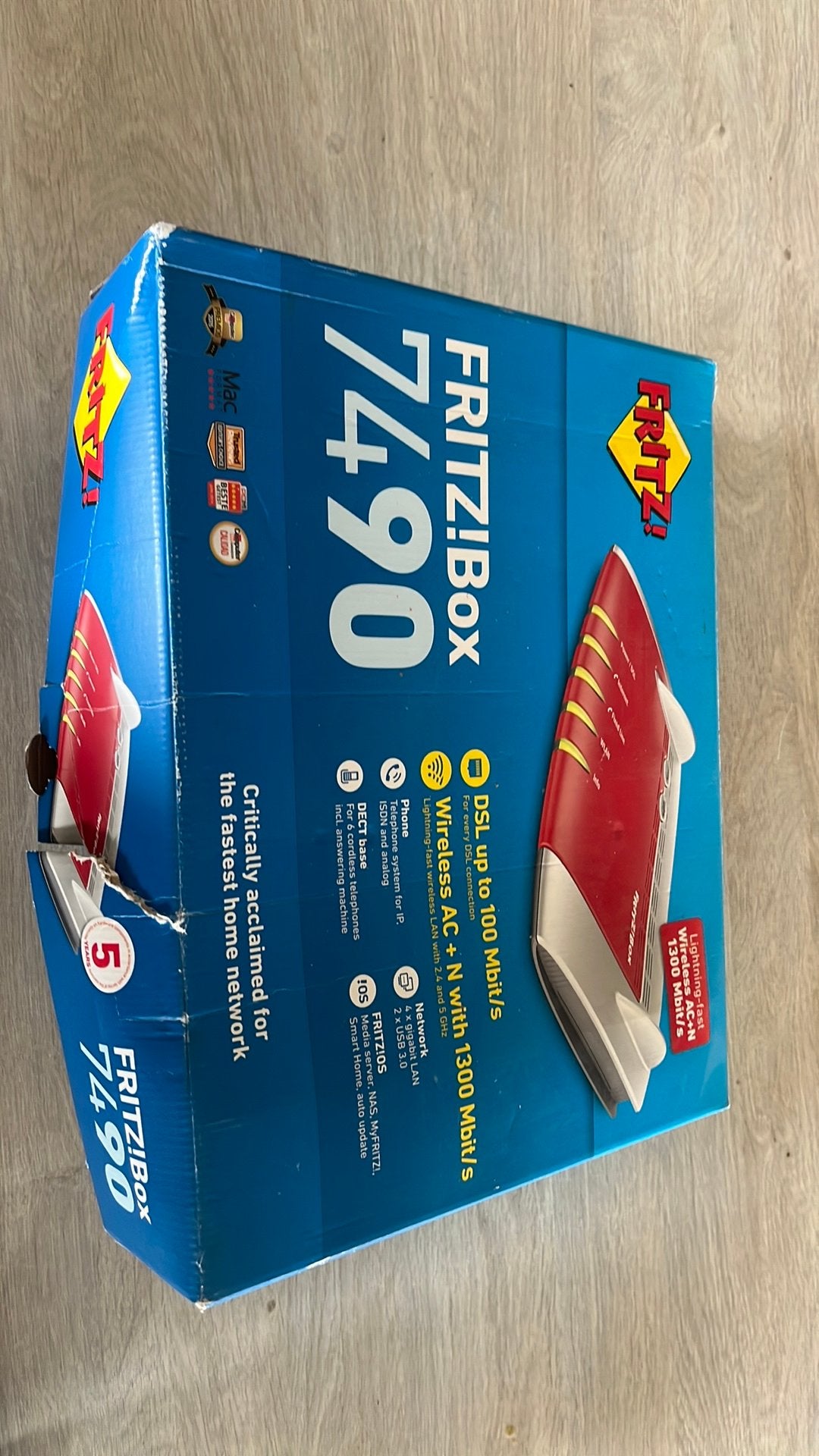 Fritzbox 7490, Ophalen, Zo goed als nieuw