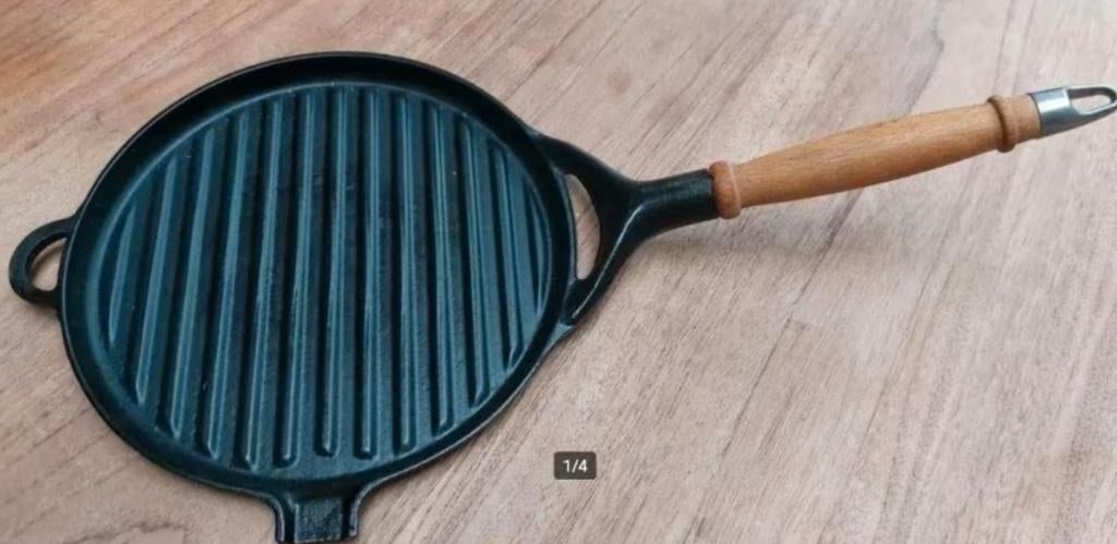 Grillpan staub 24, Ophalen of Verzenden, Gebruikt