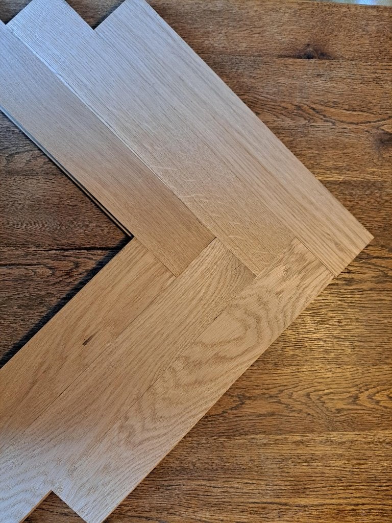 Nieuwe eiken parket met tand en groef, Ophalen, Nieuw, Eiken
