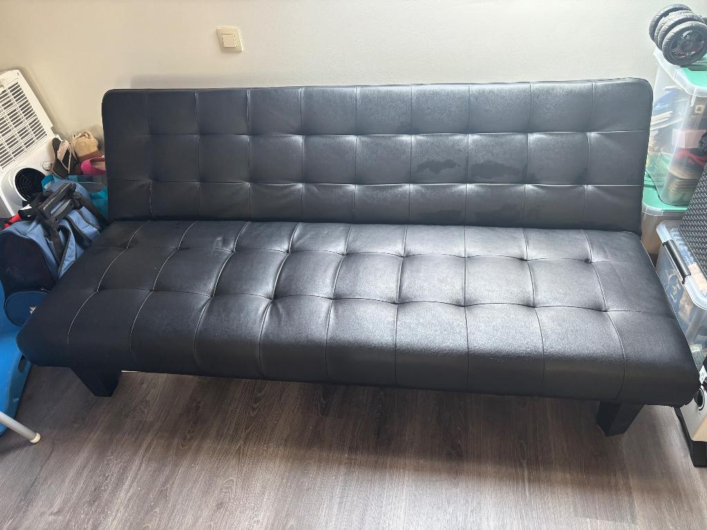Zetel - zetelbed, Ophalen, Nieuw, Leer, 150 tot 200 cm