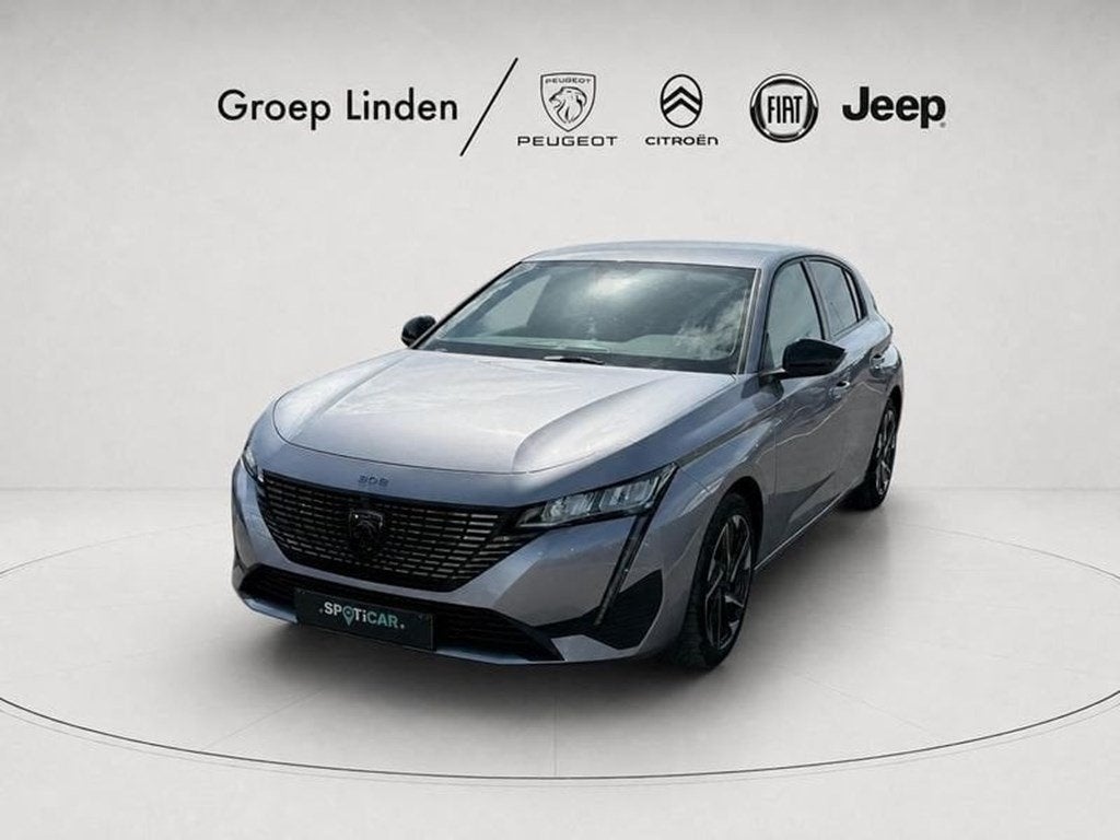 Peugeot 308 *GPS*CAMERA* Hybrid Allure 145 PK e-DSC6, Bedrijf, 5 zetels, Grijs, Hybride Elektrisch/Benzine