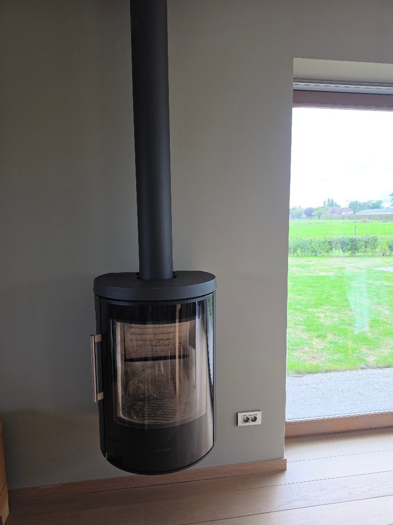 Poêle à bois HWAM 3610, Maison & Meubles, Enlèvement, Utilisé, Bois, Suspendu