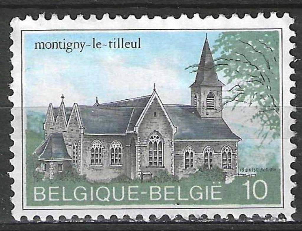 Belgique 1984 - Yvert/OBP 2140 - Tourisme - Montigny (ST), Envoi, Affranchi, Oblitéré