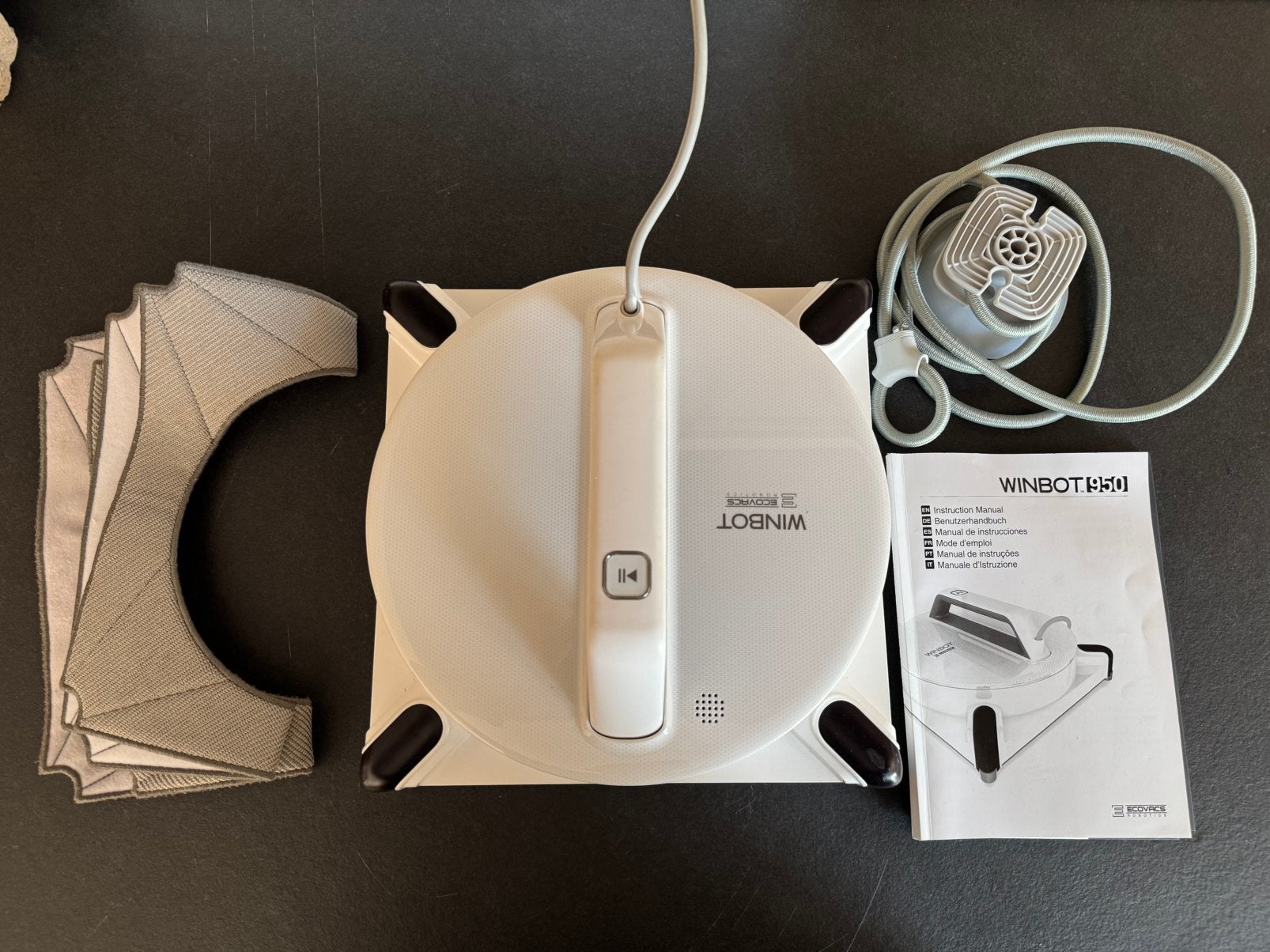 Robot lave-vitres ECOVACS WINBOT 950, Enlèvement ou Envoi, Comme neuf, Extracteur