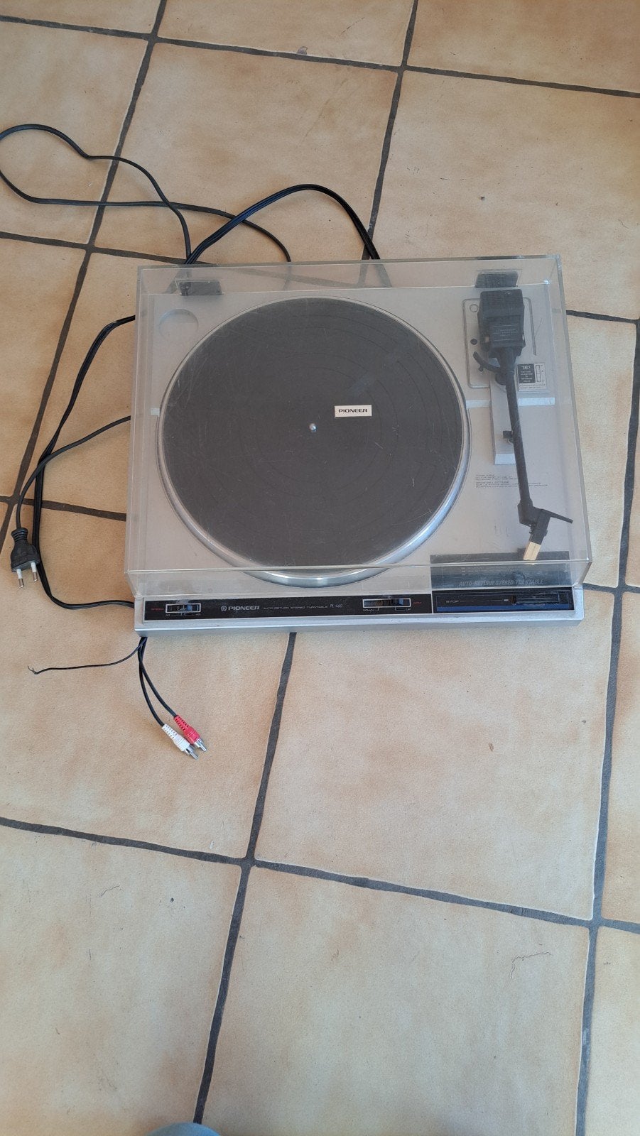 Platine vinyle vintage Pioneer PL-445 - À réviser/Pour pièce, Enlèvement, Pioneer