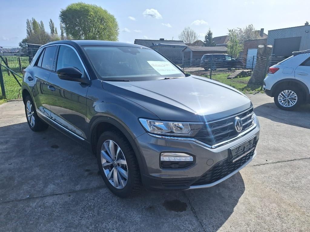 Vw T-Roc  2018  53400 km benzine, Autos, Volkswagen, Argent ou Gris, Achat, Euro 6, Boîte manuelle