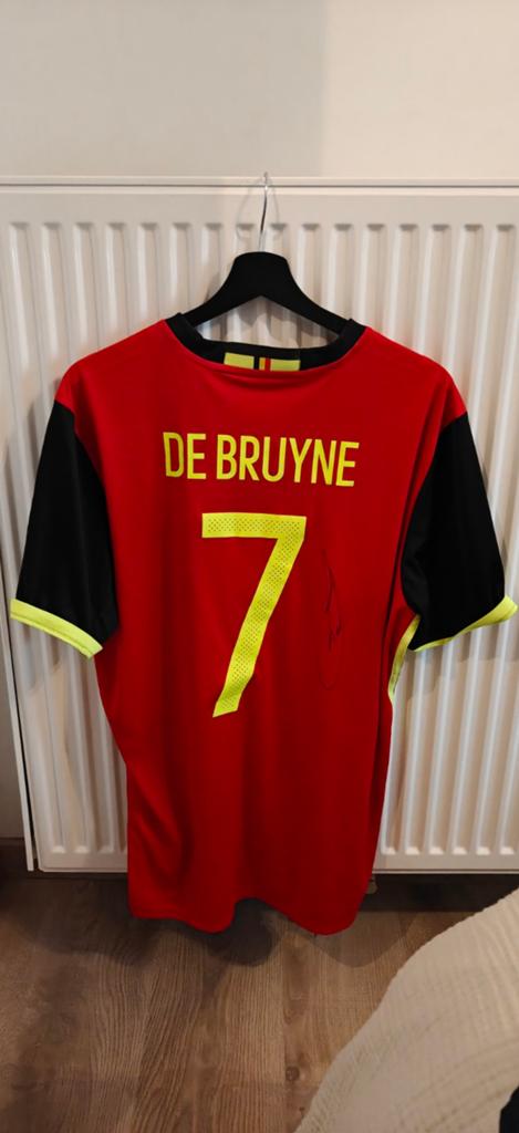 Gesigneerd shirt Kevin De Bruyne - België, Sport en Fitness, Voetbal, Ophalen, Shirt