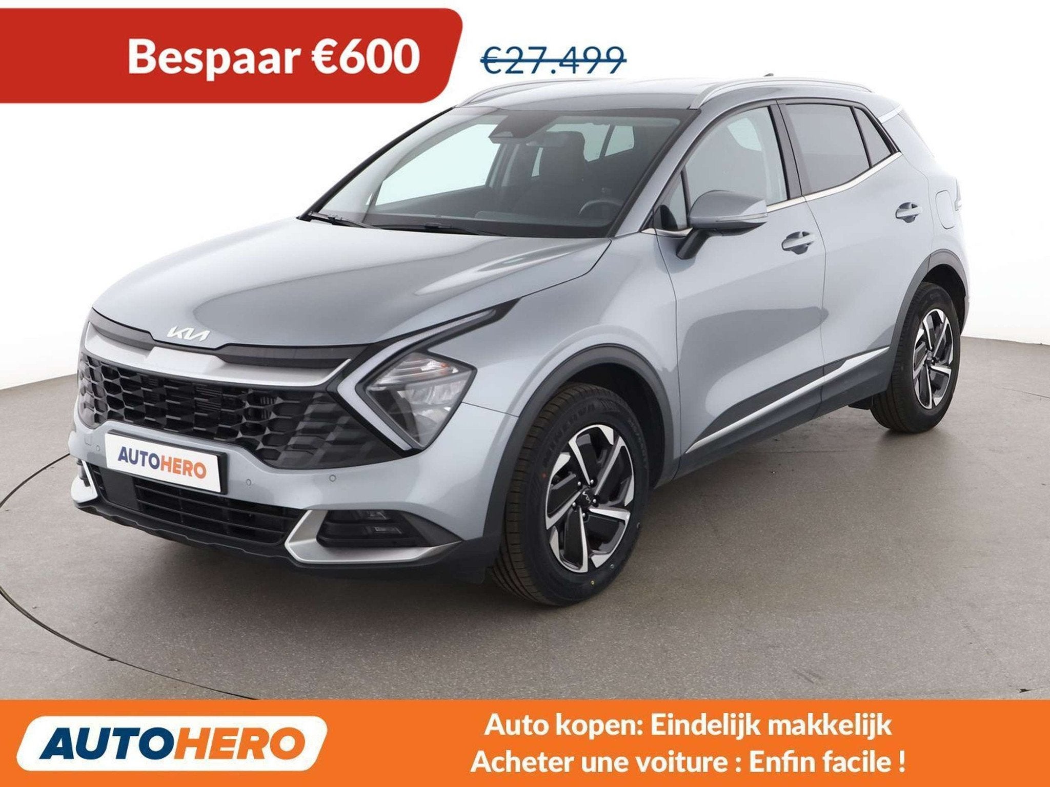 Kia Sportage 1.6 TGDI Hybrid Business (automatique), Argent ou Gris, Achat, 169 kW, Noir
