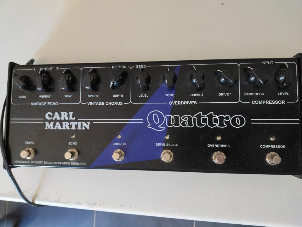 Carl Martin Quattro pedal, Muziek en Instrumenten, Effecten, Ophalen, Gebruikt, Multi-effect