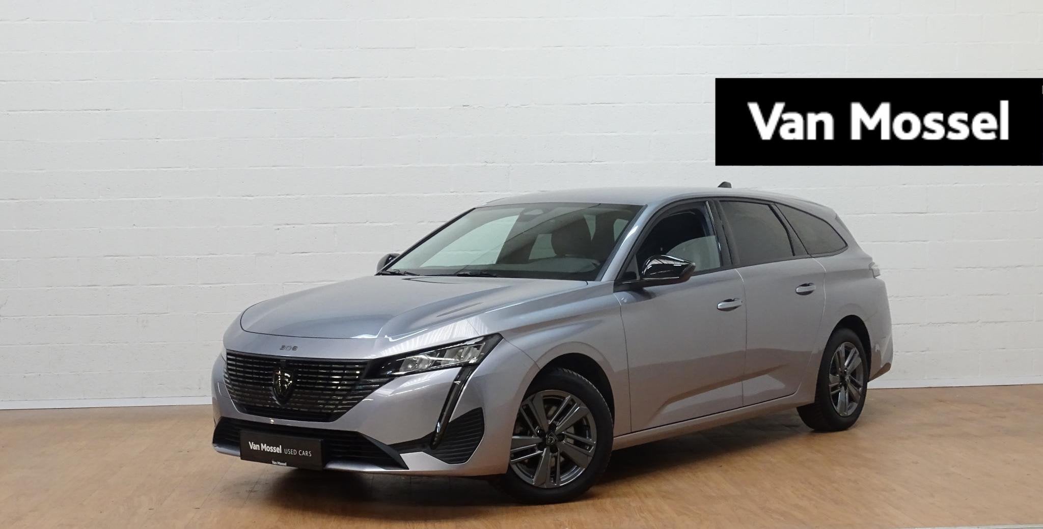 Peugeot 308sw 1.2T Allure automaat, Auto's, Peugeot, Stof, Gebruikt, Zwart, Automatische klimaatregeling