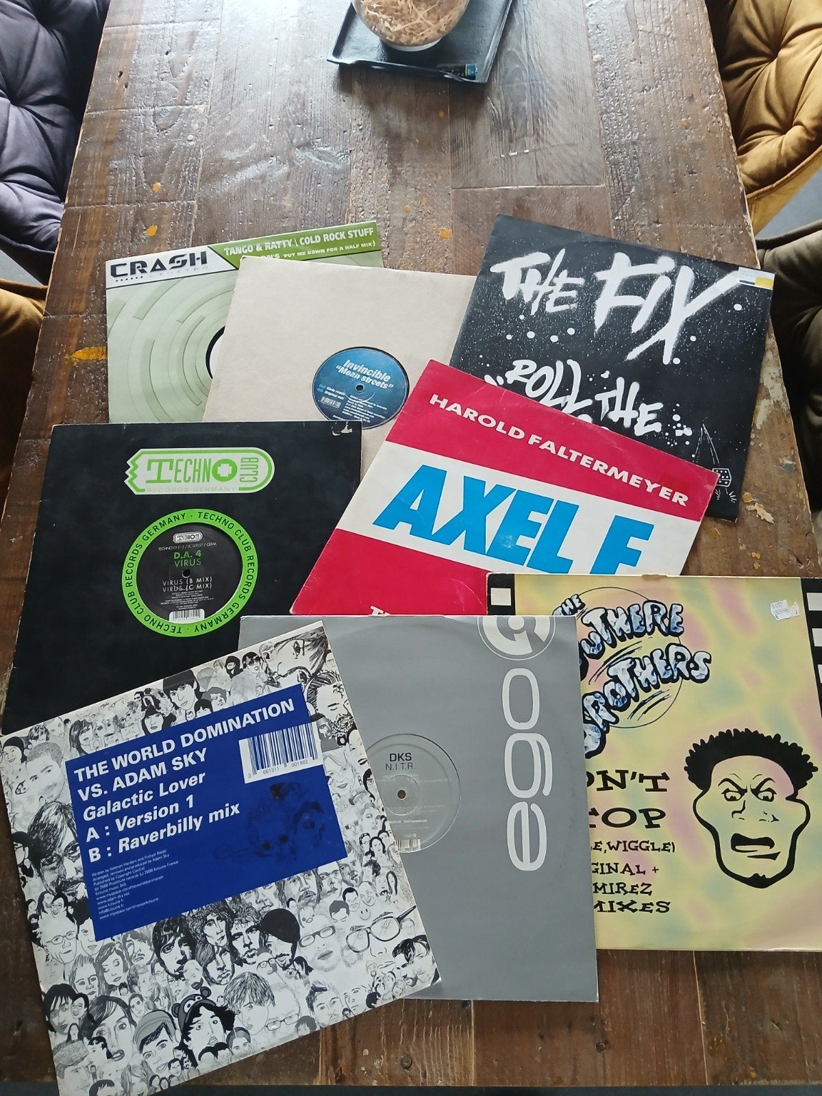 Lotje van 8 dance LP's in goede staat., CD & DVD, Vinyles | Dance & House, Enlèvement
