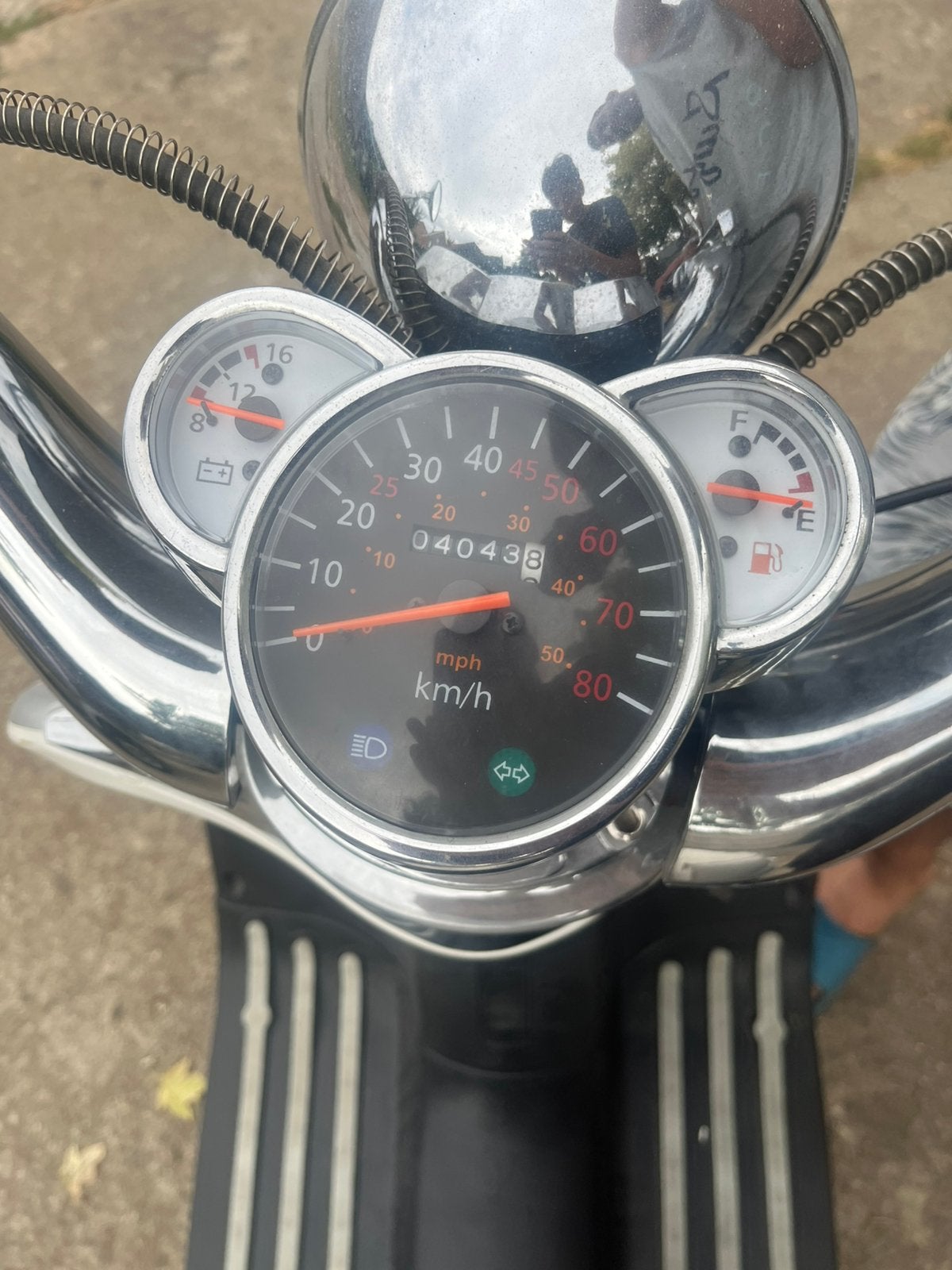 Znen Flash Retro Scooter 50cc – Mooie staat – 4.038 km, Fietsen en Brommers, Ophalen, Zo goed als nieuw