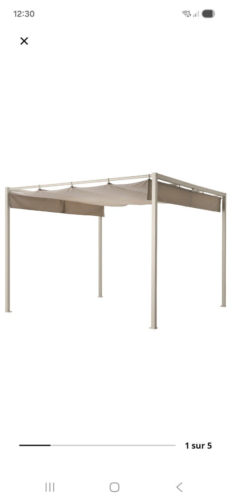 Tonnelle Hammarön 3x3m Ikea neuve.
