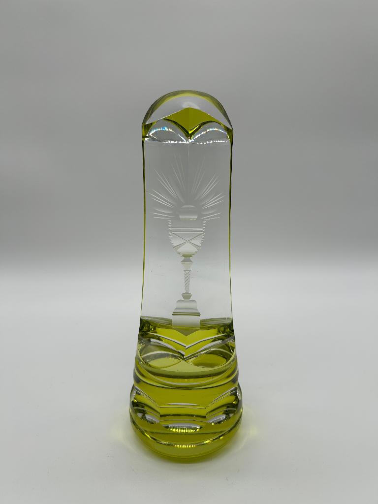 Val Saint-Lambert kristal holografisch prisma, Antiek en Kunst, Antiek | Glaswerk en Kristal, Ophalen of Verzenden