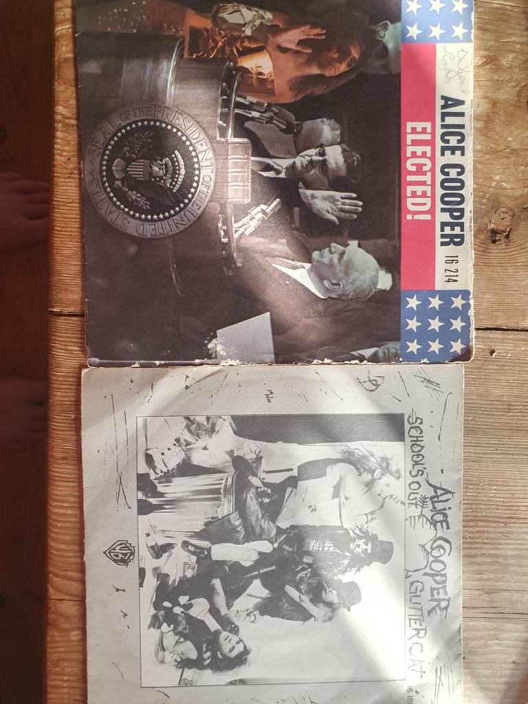 Alice Cooper School' Out / Elected vinyl, Enlèvement ou Envoi