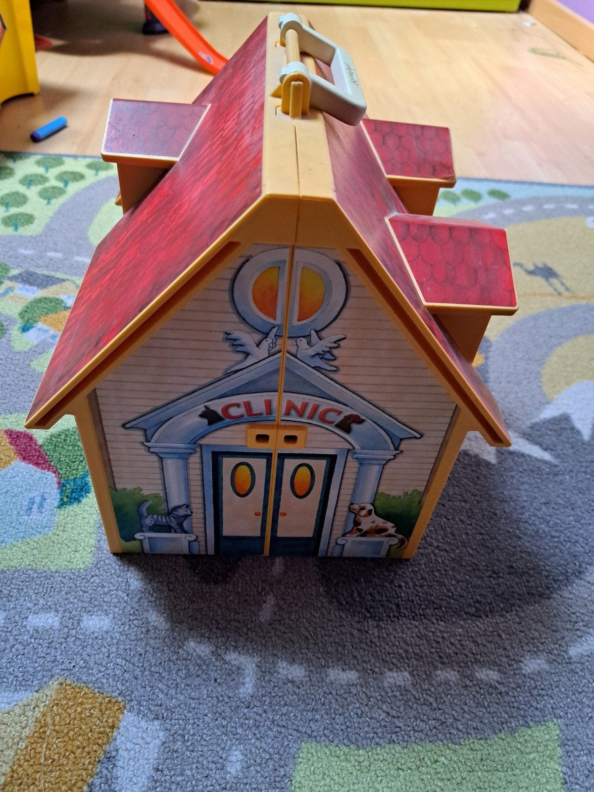 Playmobil clinique vétérinaire portable, Enlèvement