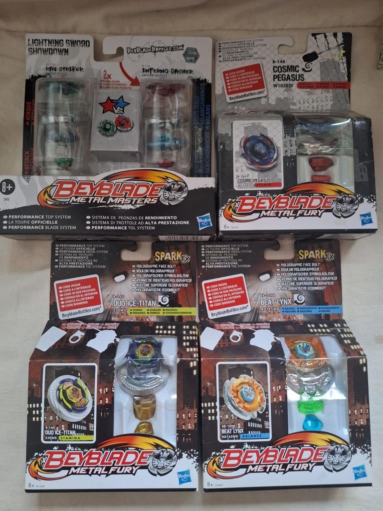 Beyblades Nouveau, Enlèvement, Neuf