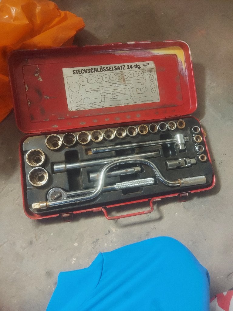 Coffret douilles, Enlèvement, Utilisé