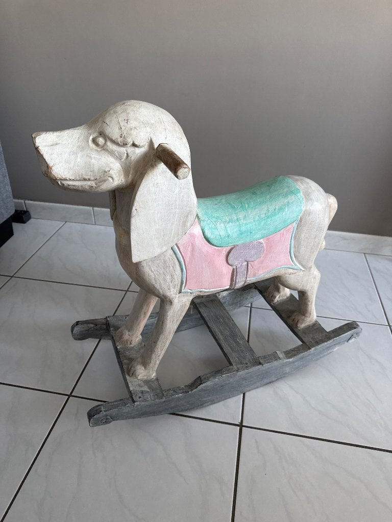 Houten schommelhond..., Kinderen en Baby's, Ophalen