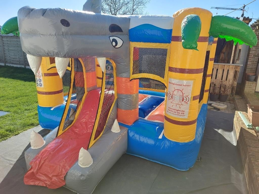 Springkasteel Mini Bounce Haai huren / te huur, Enlèvement, Neuf