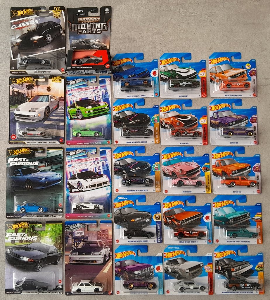 Datsun en Nissan - Matchbox/Hot Wheels, Ophalen of Verzenden, Nieuw
