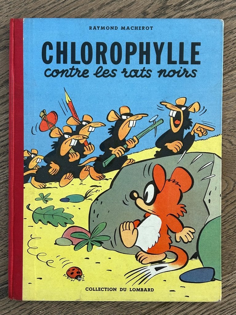 Chlorophylle contre les Rats Noirs (1956) Macherot Lombard, Livres, Enlèvement ou Envoi, Une BD, Utilisé, Divers auteurs