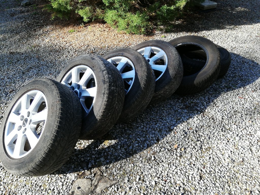 jante alu 16 pouces + 2 pneus GRATUITS, Ophalen, Gebruikt, 16 inch, Band(en)