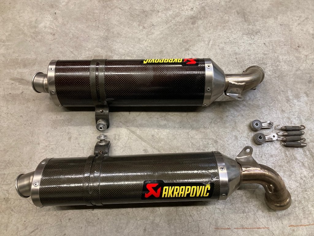 CILINDERKOP zadel koplamp SUBFRAME AKRAPOVIC krukas wielen, Ophalen of Verzenden, Gebruikt