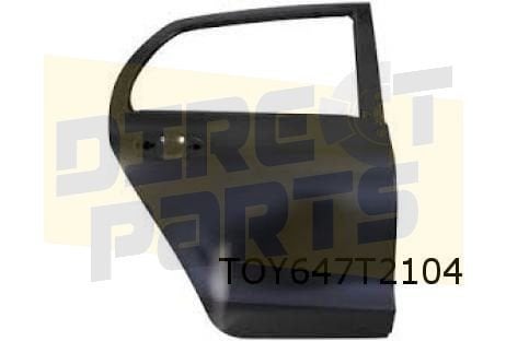 Toyota Yaris (1/06-8/11) Achterportier Rechts (5-drs) Origin, -, Deur, -, Nieuw