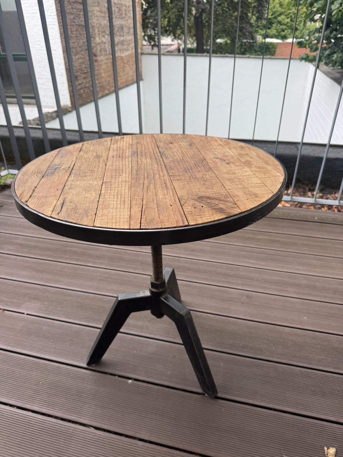 Industrieel bijzettafeltje / salontafel– Pomax, Ophalen, Gebruikt