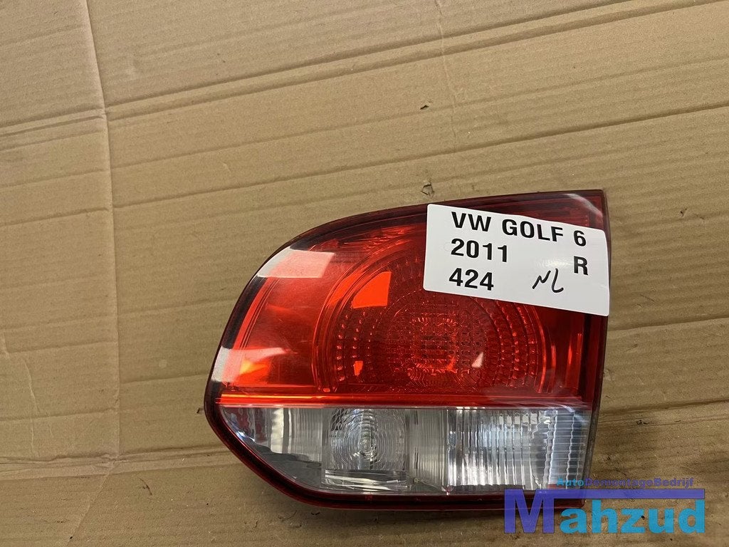 VW GOLF 6 Rechts binnen achterlicht 2009-2013, Auto-onderdelen, Gebruikt, Volkswagen, Volkswagen AG, Vw@volkswagen.de
