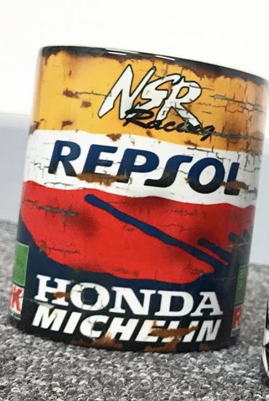 Mick Doohan Repsol Honda mok Vintage olie Motorsport NSR, Ophalen of Verzenden, Nieuw, Motoren