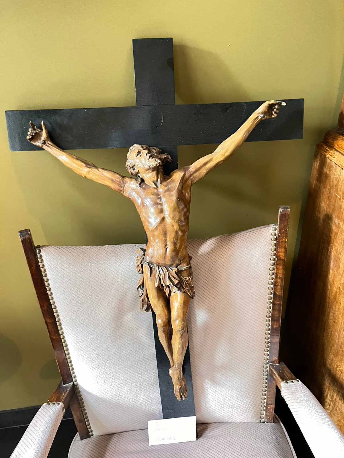 Plaasteren beeld Christus figuur, Enlèvement