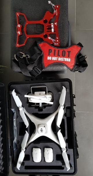 Drone DJI Phantom 4RTK, Batterie(s) supplémentaire(s), 5 à 10 km, DJI, Utilisé