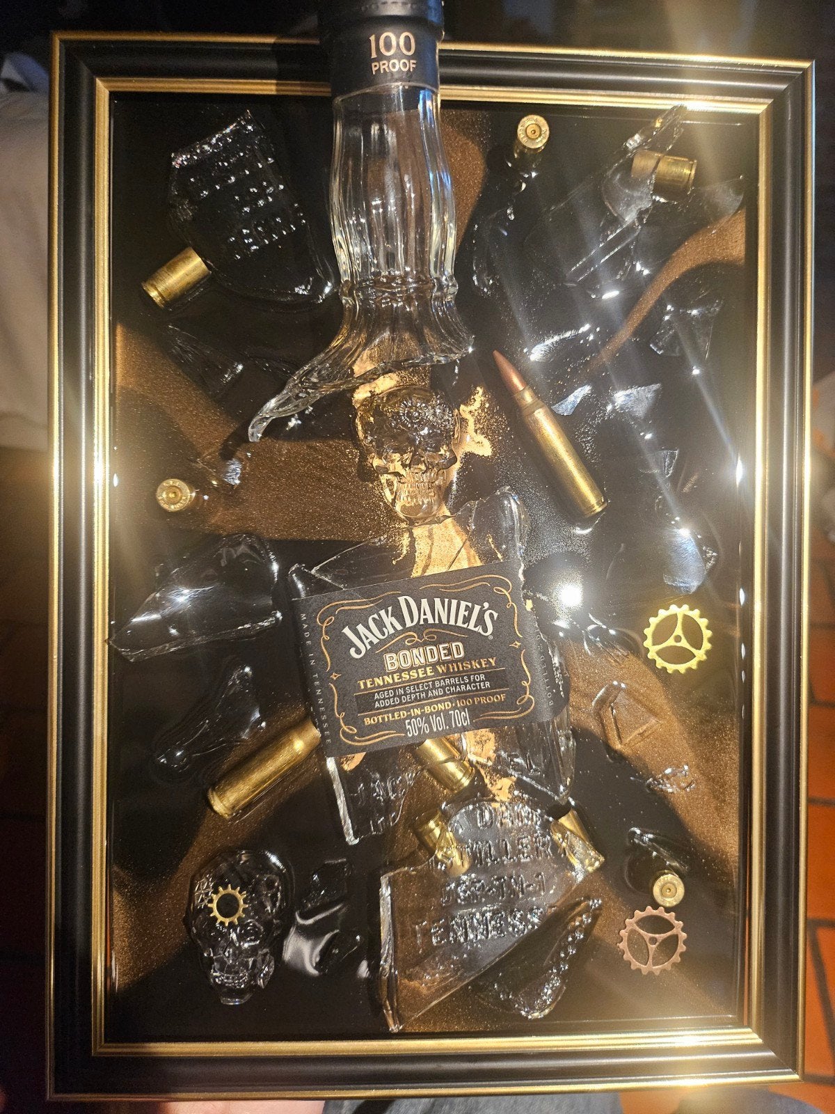 Tableau Jack Daniel's SkullArt, Antiek en Kunst, Ophalen of Verzenden