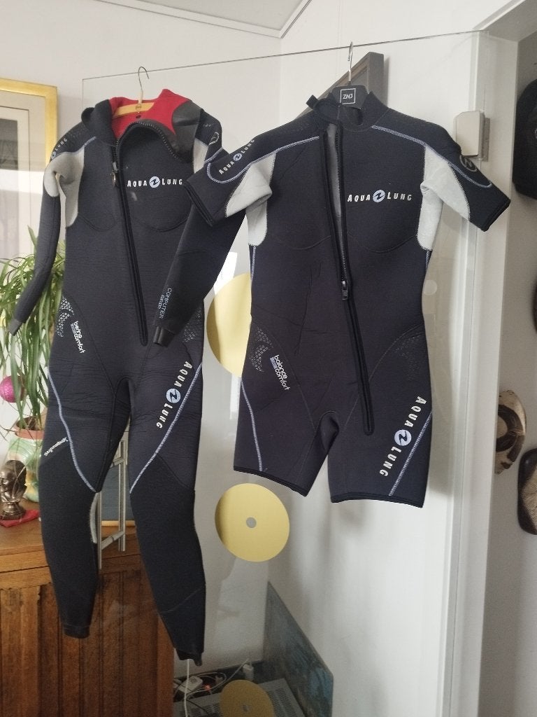 Combi avec shorty de plongée femme AQUALUNG, Enlèvement, Comme neuf, Combinaison de plongée