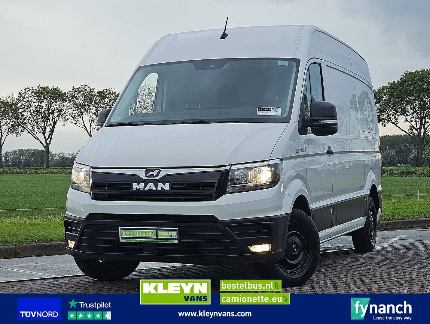 MAN TGE 3.180 L2H2 ac automaat EURO6 carplay trekhaak cruise, Auto's, Automaat, Parkeercamera, Wit, Bedrijf